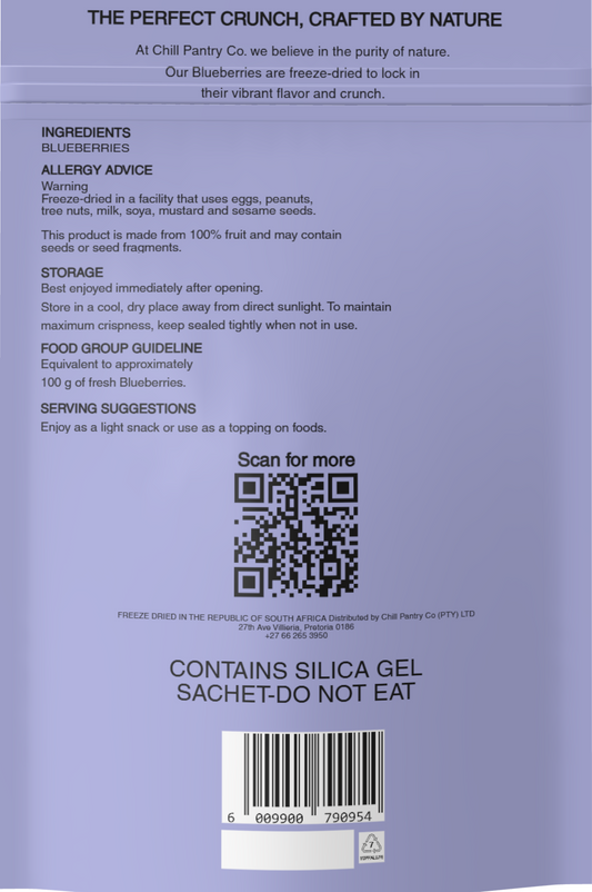 Chill Pantry Blueberries - FREEZE DRIED
