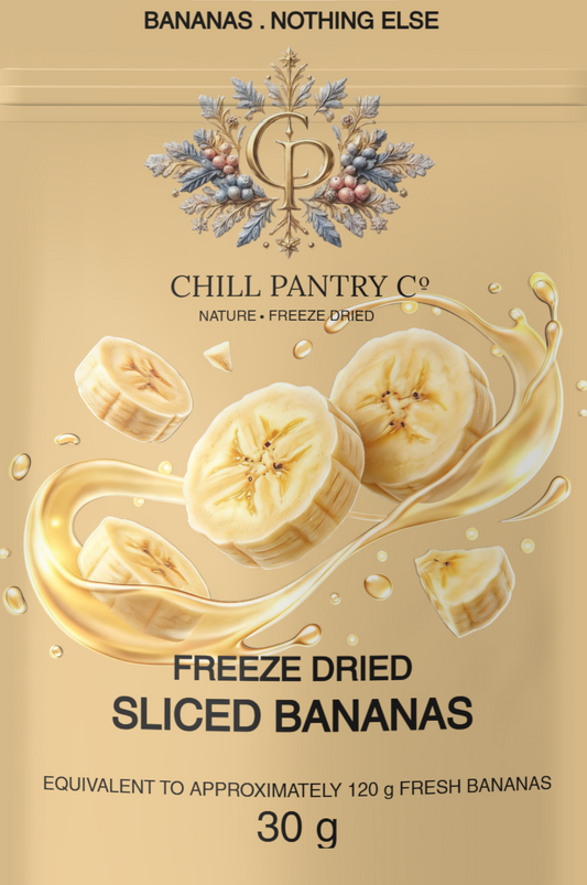 Chill Pantry Sliced Banana - FREEZE DRIED